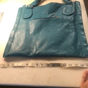 Leather tote